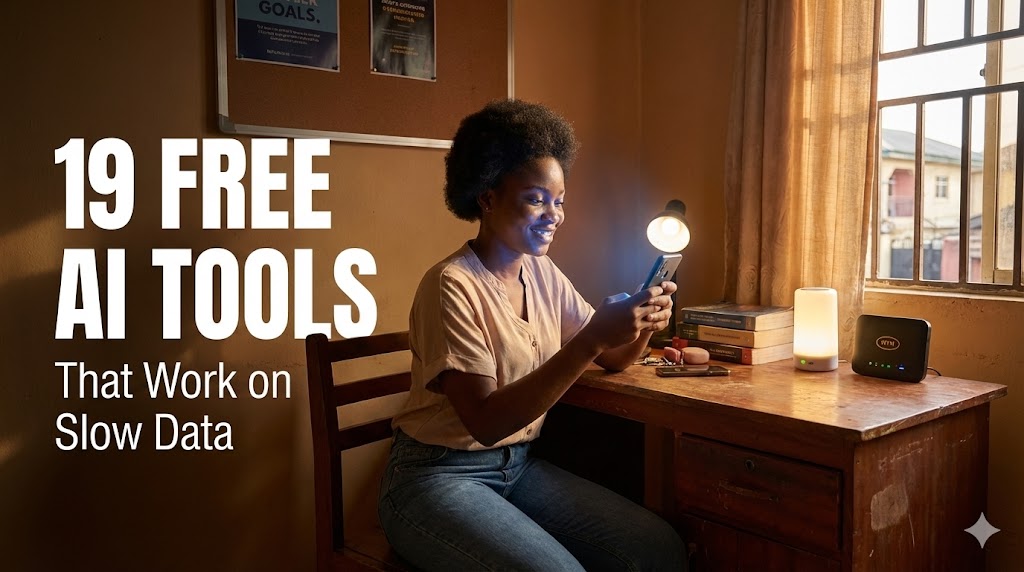 19 Free AI Tools That Work on Slow Nigerian Data: A Student's Complete Productivity Kit